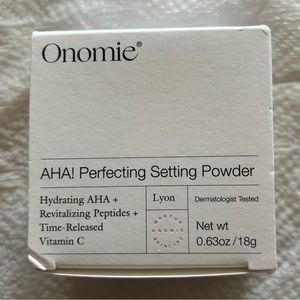 NEW ONOMIE AHA! Perfecting Time-Released Setting Powder in Lyon-Translucent, 18g